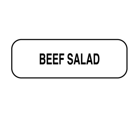 Beef Salad Label 1/2 X 1-1/2